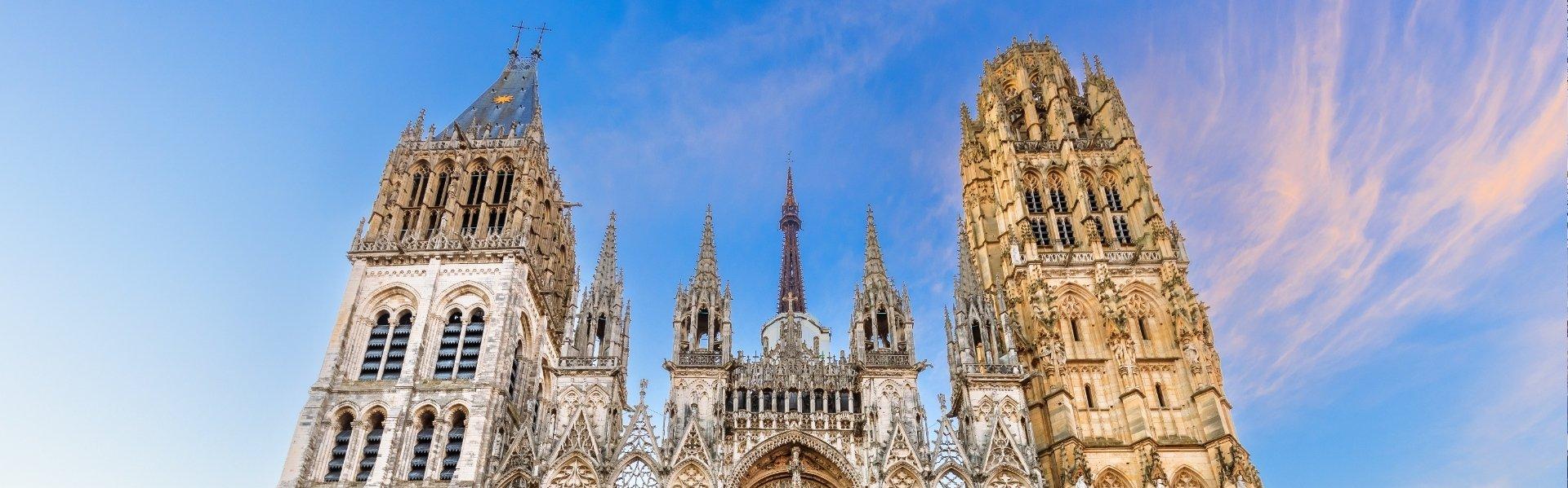 De kathedraal van Rouen, Frankrijk
