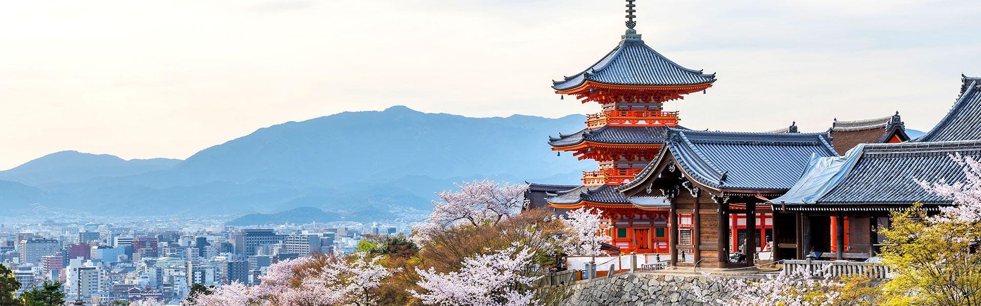 Kiyomizu-tempel in Kyoto, Japan