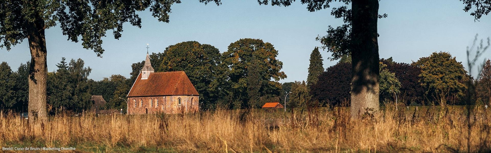 Kerkje van Zweeloo, Drenthe, Nederland | Foto: Cuno de Bruin, Marketing Drenthe