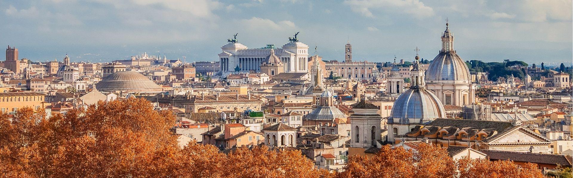 Uitzicht over de stad Rome