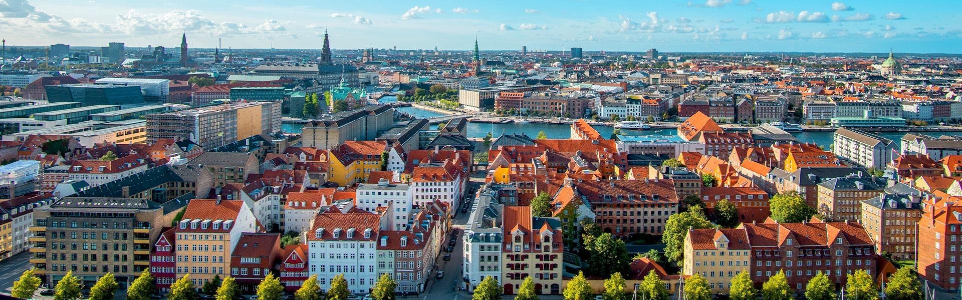 Uitzicht over Kopenhagen, Denemarken
