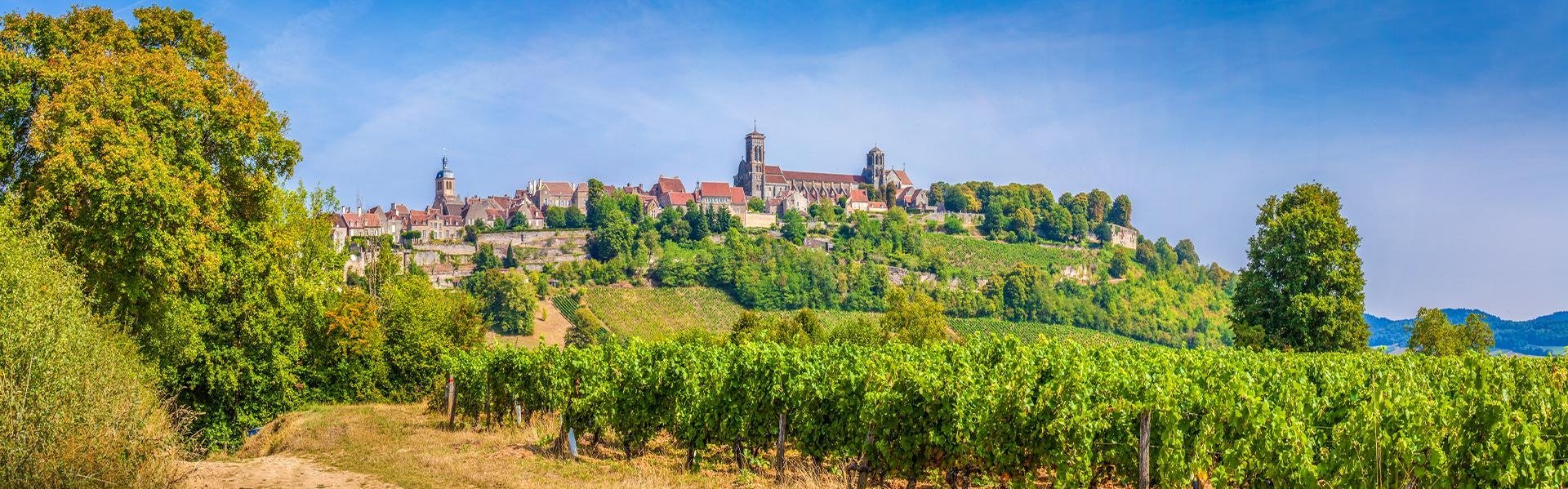 Vézelay in de Bourgogne, Frankrijk