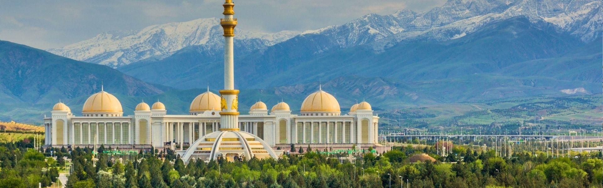 Nationale Bibliotheek in Ashgabat, Turkmenistan