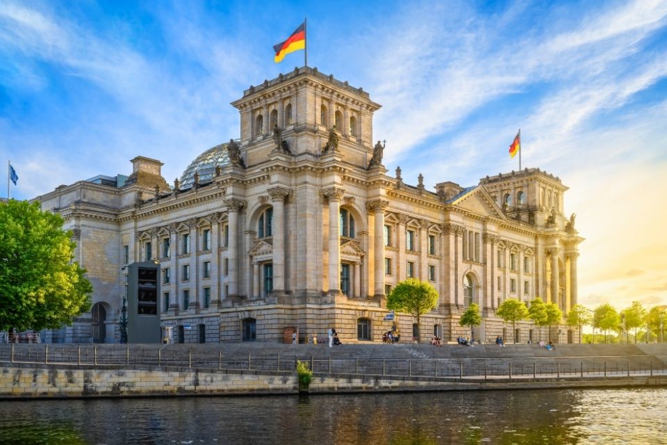 De Reichstag in Berlijn, Duitsland