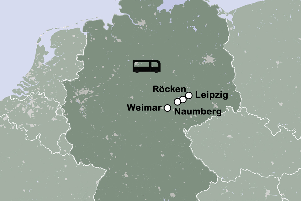 Routekaart In de voetsporen van Friedrich Nietzsche