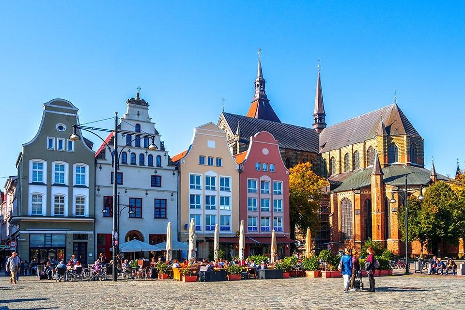 Neuer Markt Rostock Duitsland