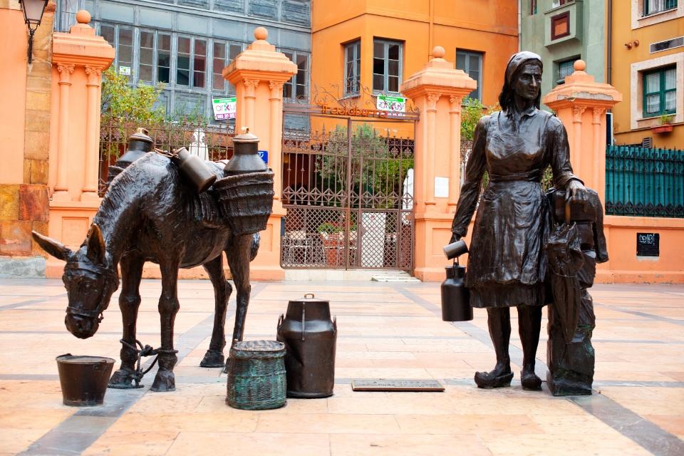 Beelden Oviedo Spanje