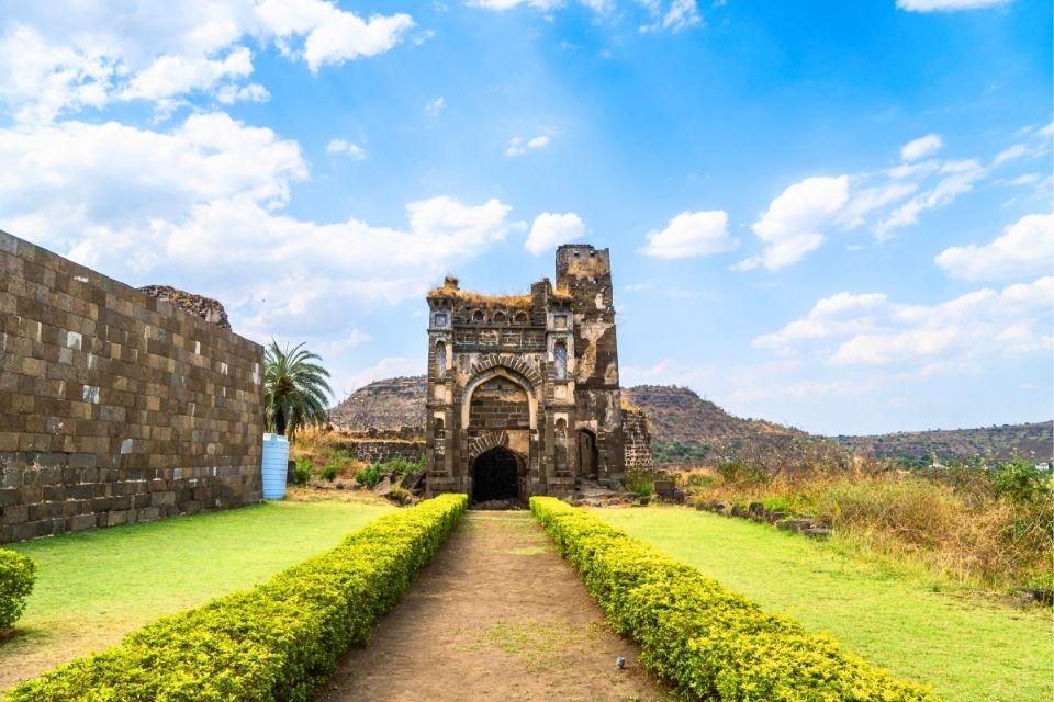 Het fort van Daulatabad in India