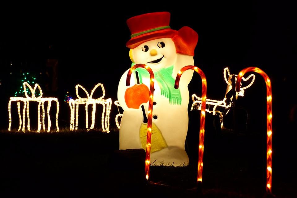 Kerstsfeer in Cannes, Frankrijk