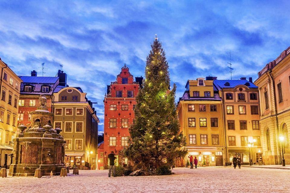 Stortorgets Gamla Stan Stockholm Zweden kerst