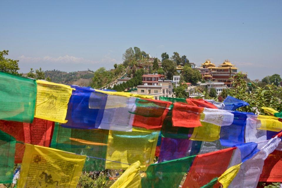 Gebedsvlaggen in Namobuddha, Nepal