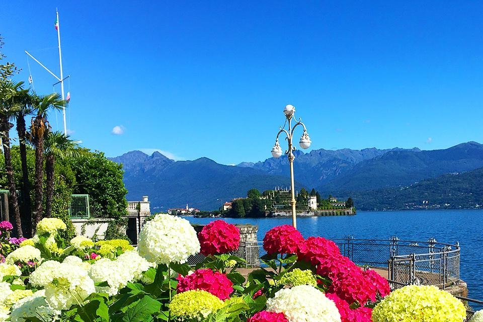 Stresa aan het Lago Maggiore, Italië