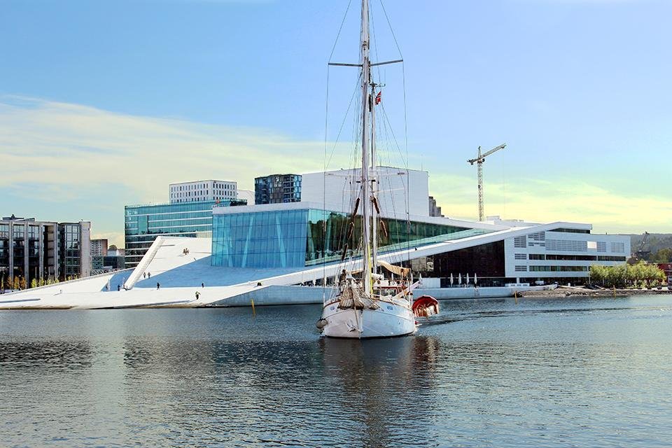 De opera van Oslo, Noorwegen