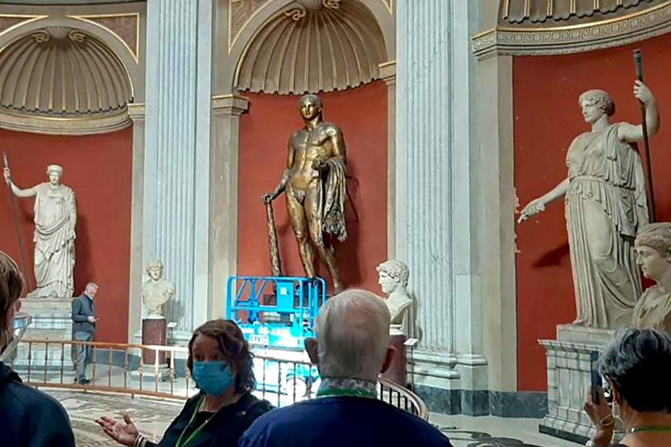 Diane in de Sala Rotonda, Vaticaanse musea, Rome, Italië