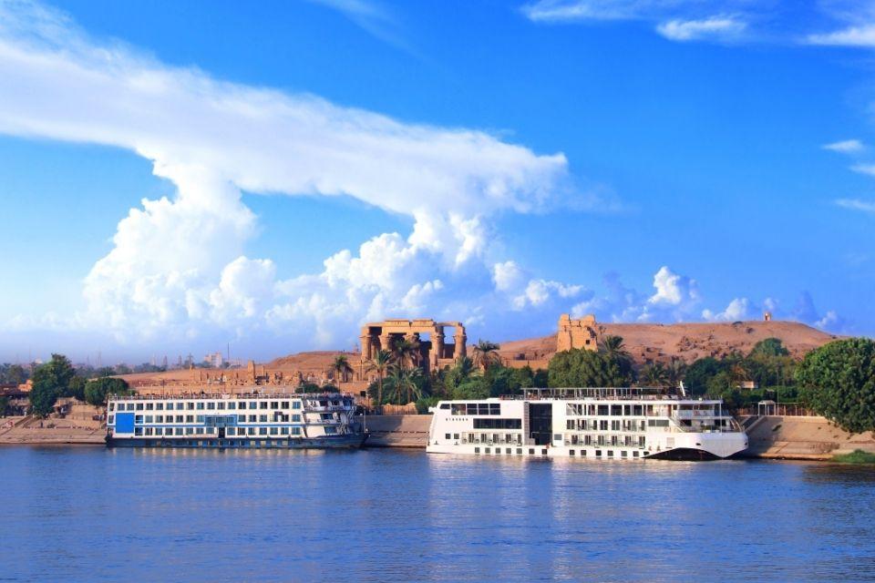 De dubbeltempel van Kom Ombo aan de Nijl Egypte