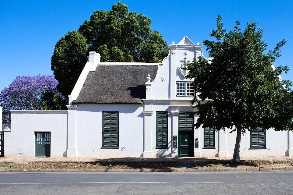Kaaps-Hollandse architectuur in Graaff-Reinet Zuid-Afrika