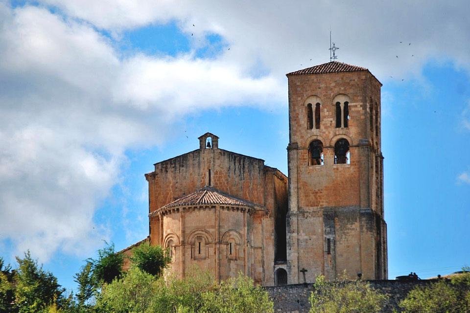 Iglesia de San Salvador in Sepulveda, Spanje
