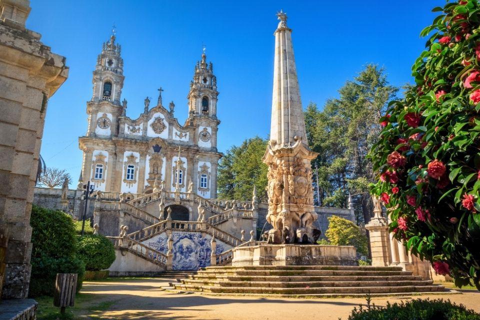 Het Heiligdom van Nossa Senhora dos Remedios in Lamego, Portugal