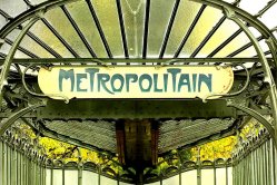 Metro in Parijs, Frankrijk