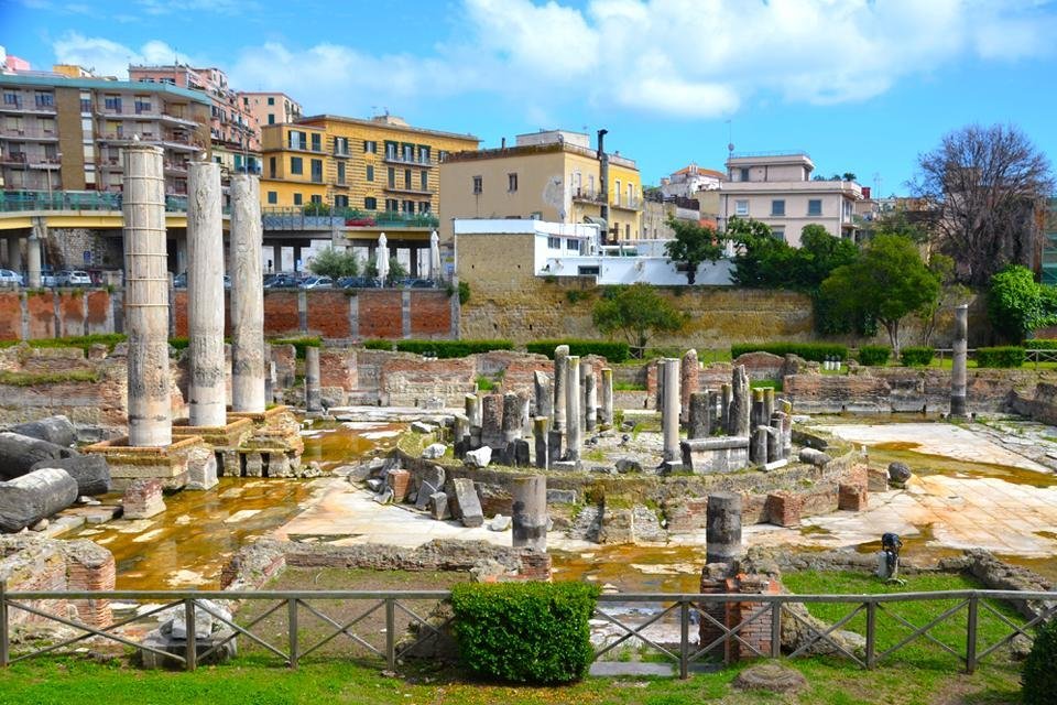 Het macellum in Pozzuoli, Italië