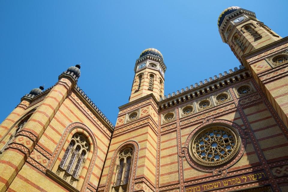 De Grote Synagoge in Boedepest, Hongarije