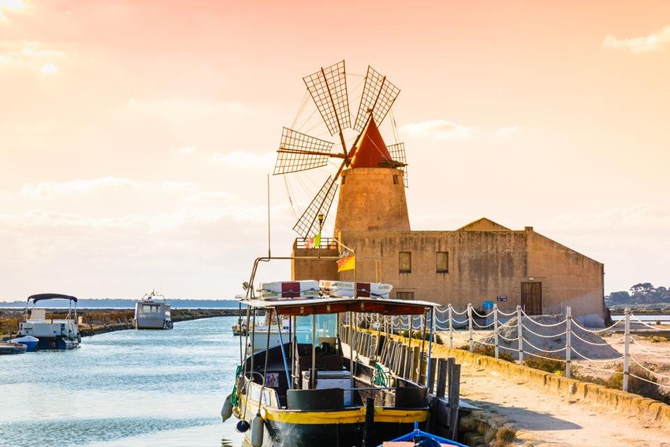Trapani op Sicilië, Italië