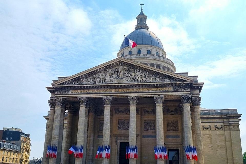 Het Panthéon in Parijs, Frankrijk