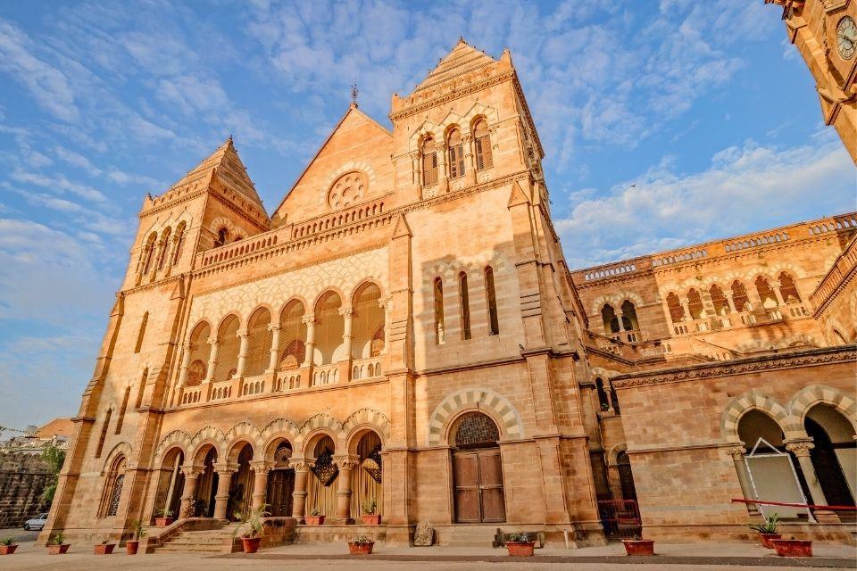 Aina Mahal-paleis in Bhuj Gujarat India