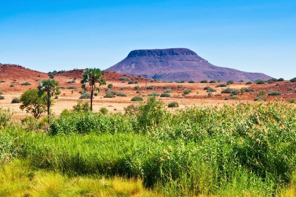 Landschap in Damaraland, Namibië