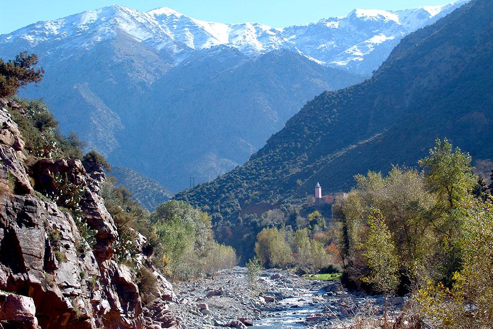 Ourikavallei in Marokko