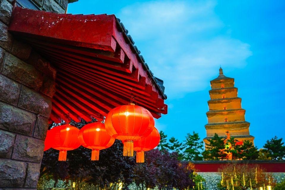 De Pagode van de Grote Wilde Gans in Xi'an, China