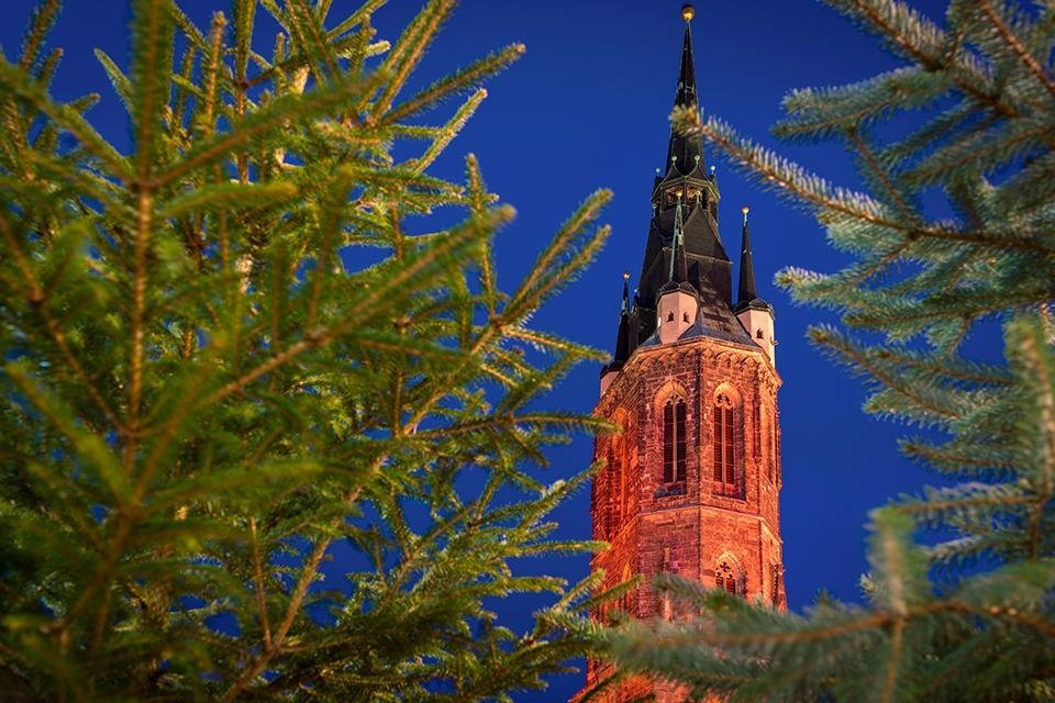 Roter Turm in Halle, Duitsland