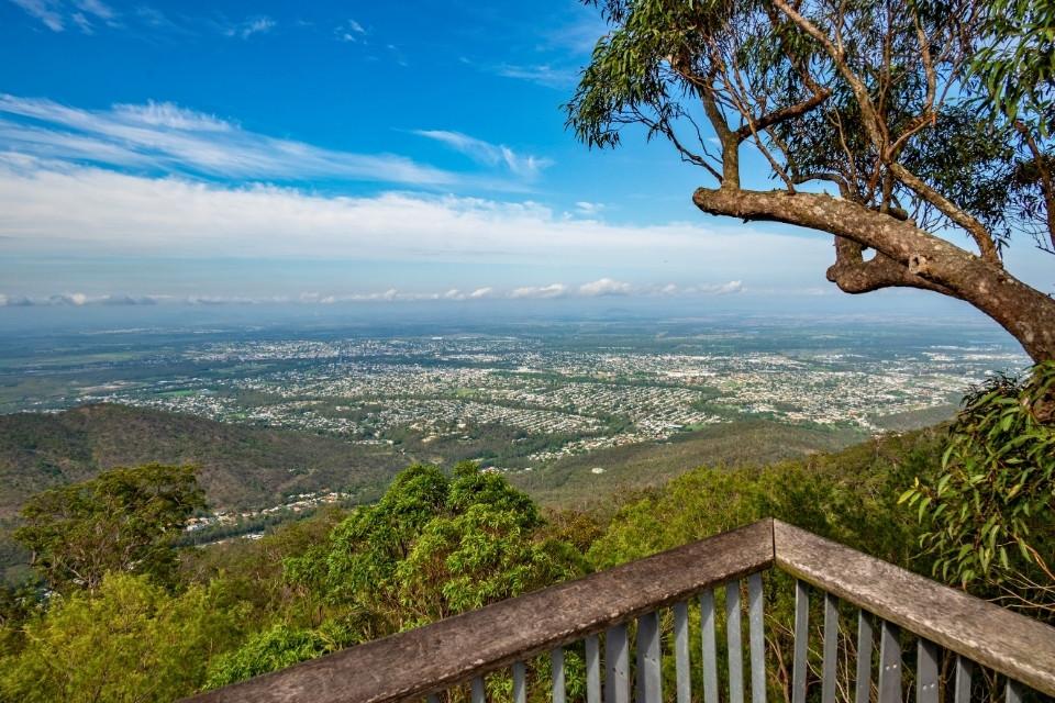 Uitzichtpunt in Rockhampton, Australië