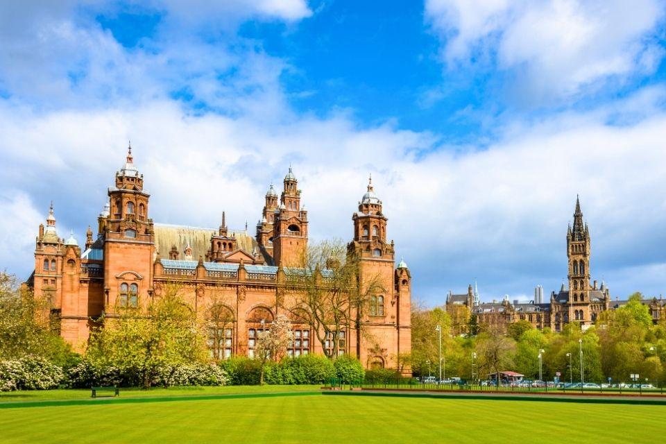 Kelvingrove Art Gallery in Glasgow Schotland Groot-Brittannië