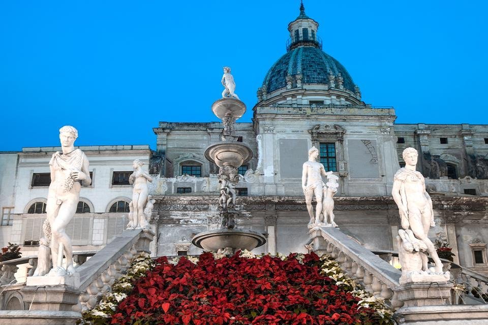 Napels. kerst, Italië