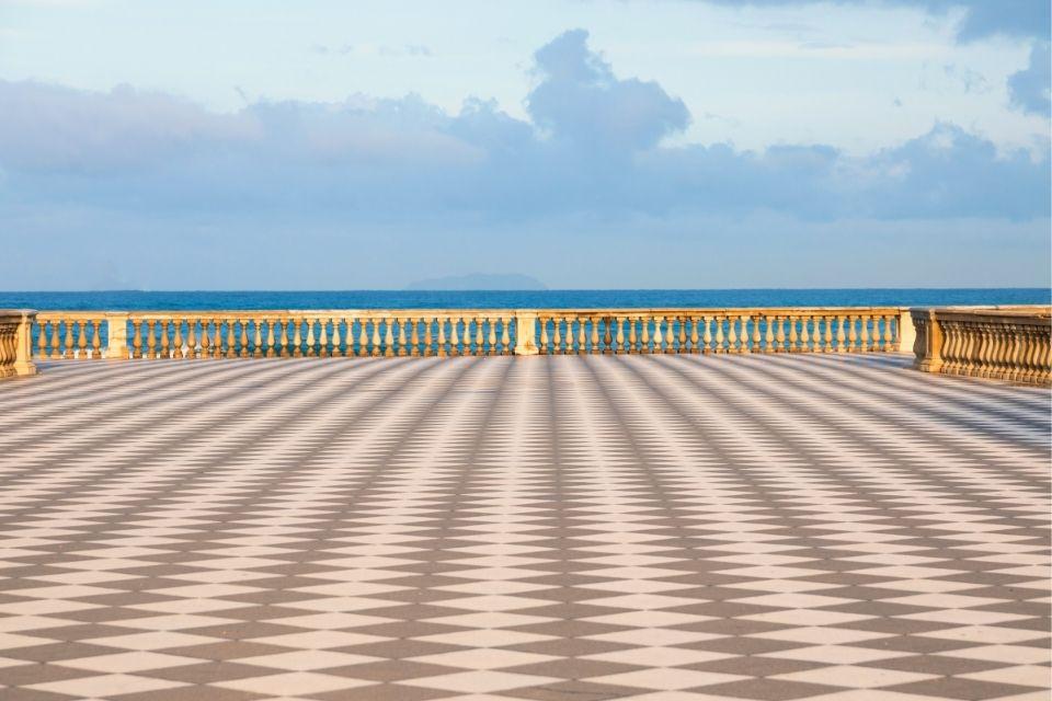 Terrazza Mascagna in Livorno Italië