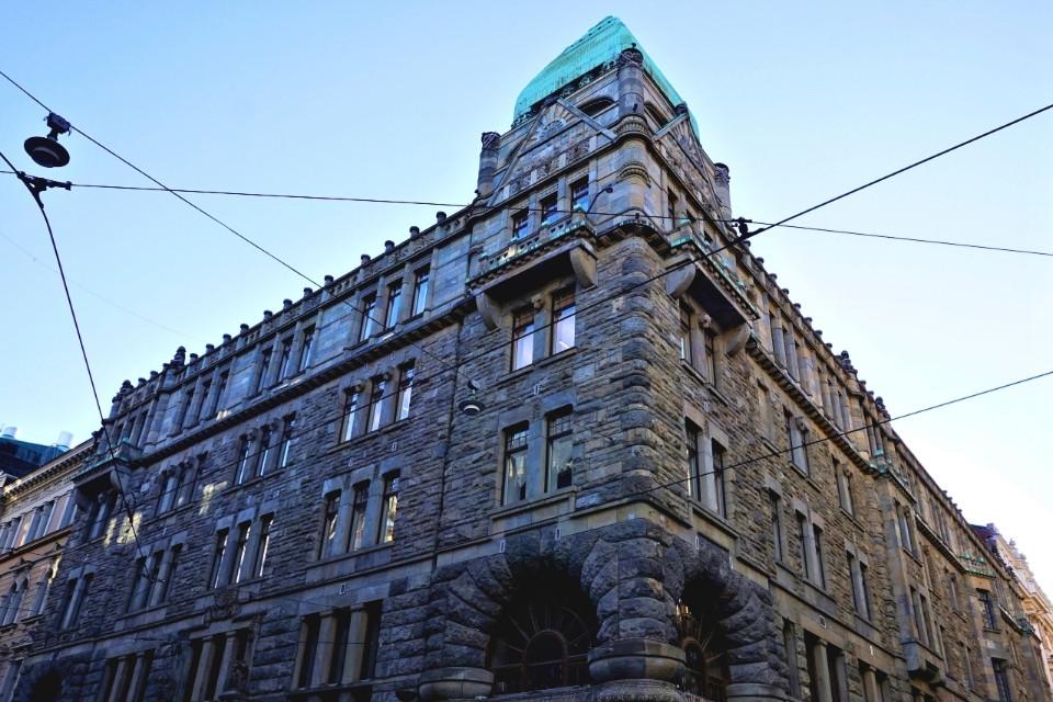 Het Pohjola verzekeringsgebouw in Helsinki, Finland