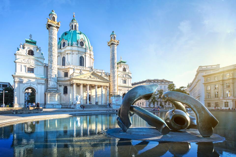 Karlskirche in Wenen, Oostenrijk