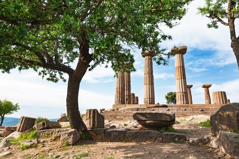 Tempel van Athena in Assos Turkije