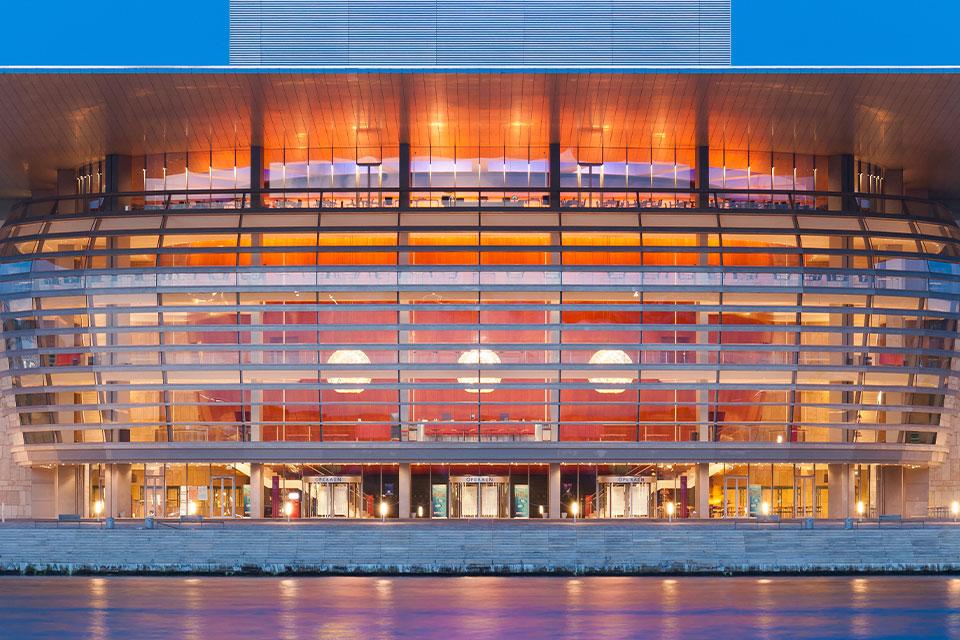 Operagebouw Henning Larsen in Kopenhagen, Denemarken