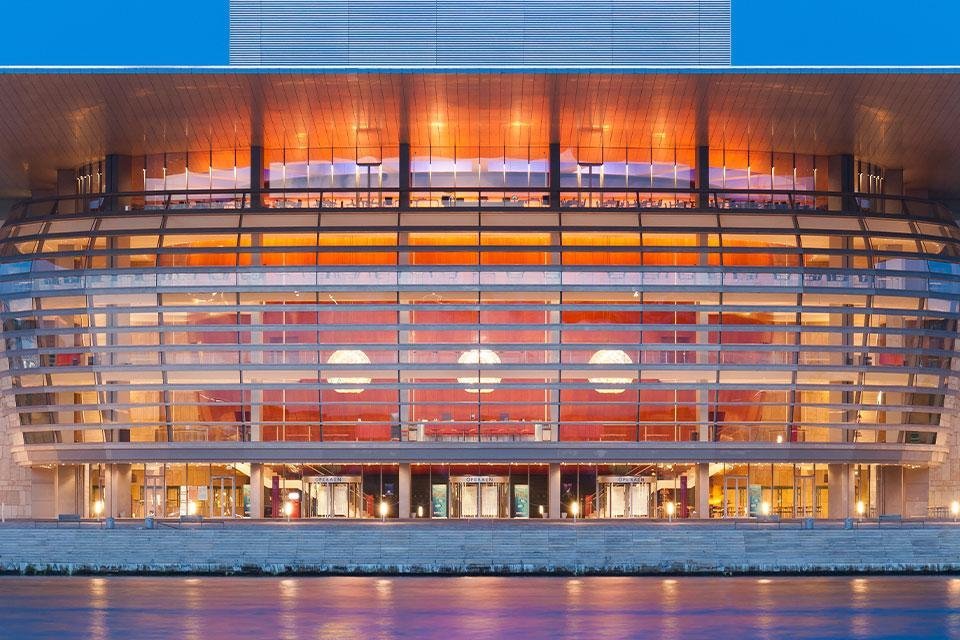 Operagebouw Henning Larsen in Kopenhagen, Denemarken