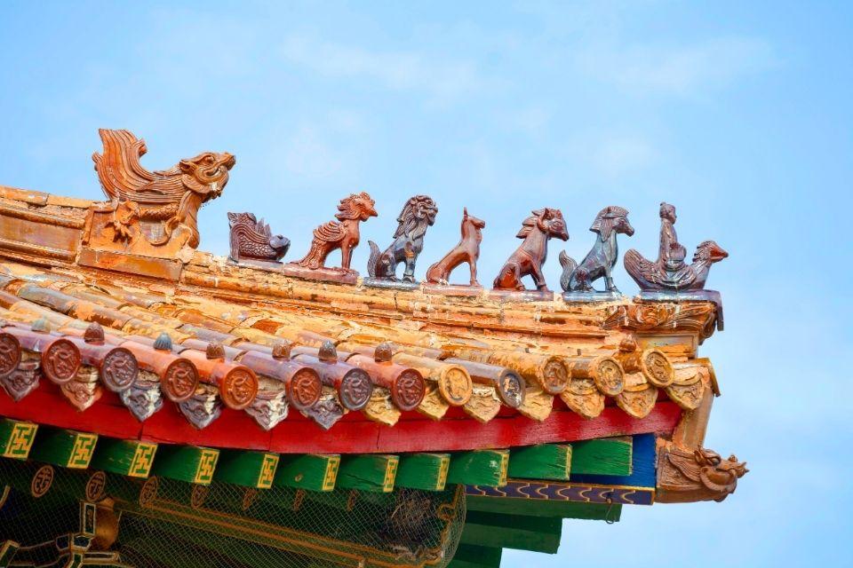 Detail van het klooster van Amarbayasgalant Mongolië