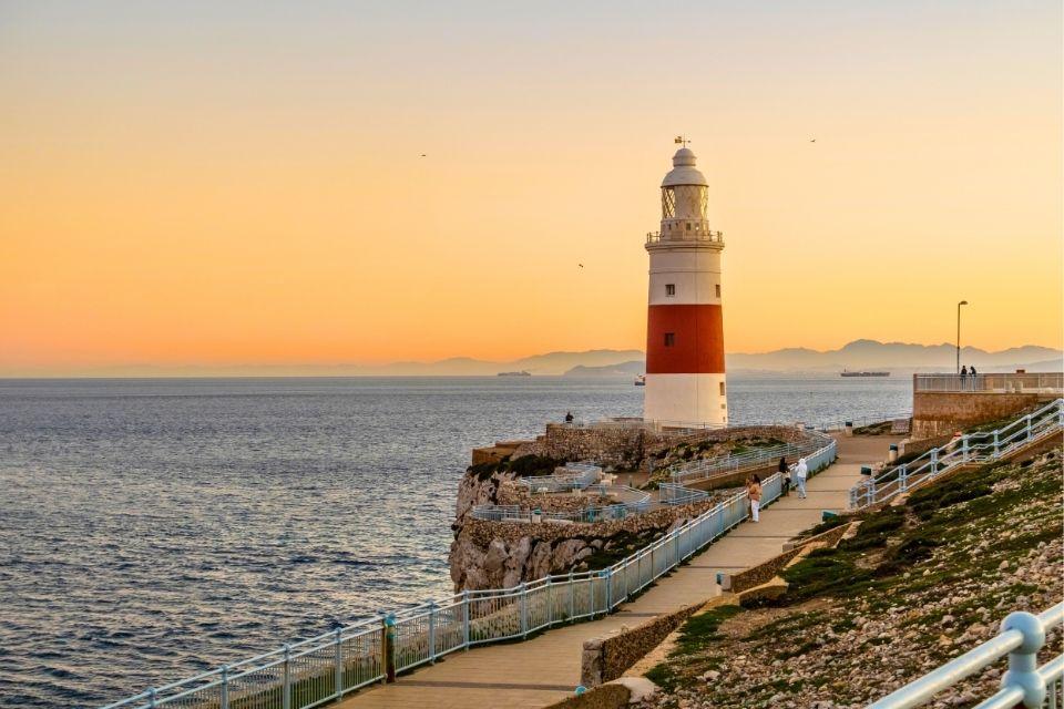 Vuurtoren van Europa Point in Gibraltar, Spanje
