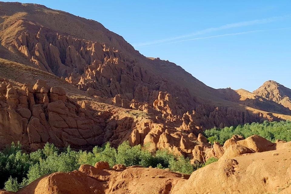 Rotsformaties in de Dadès vallei, Marokko | Foto: reisleider Ronald