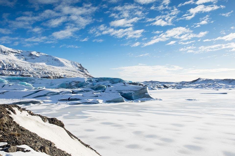 Vatnajökull IJsland winter