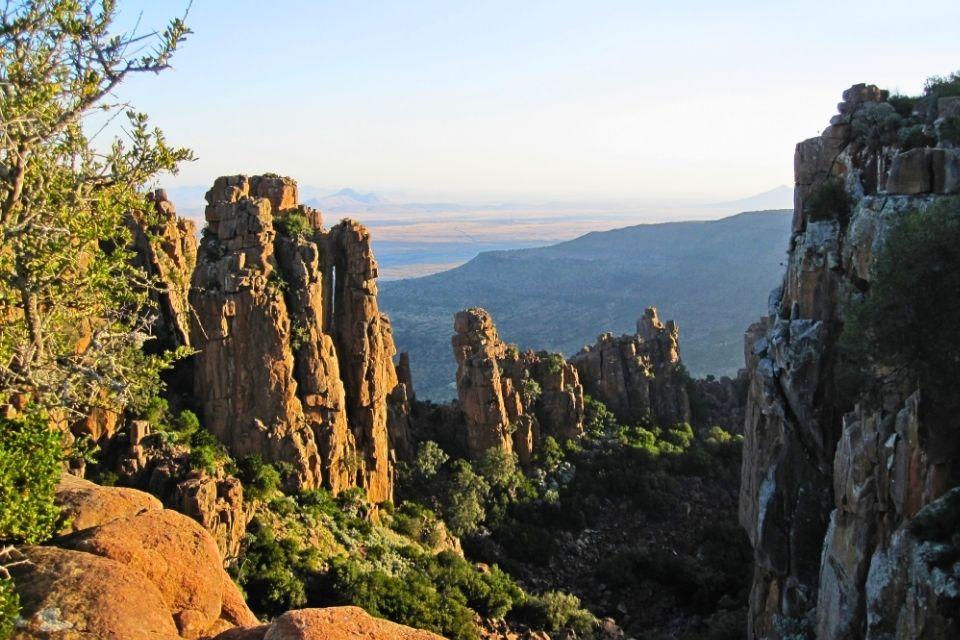 Vallei der Verlatenheid in Camdeboo Nature Reserve Zuid-Afrika