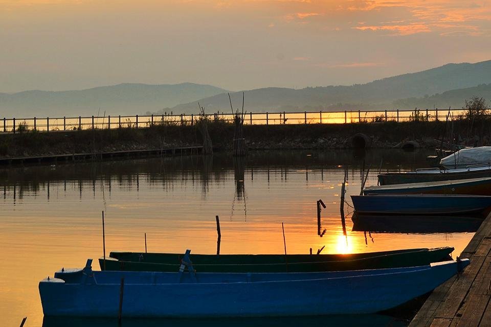 Lago di Trasimeno, Umbrië, Italië