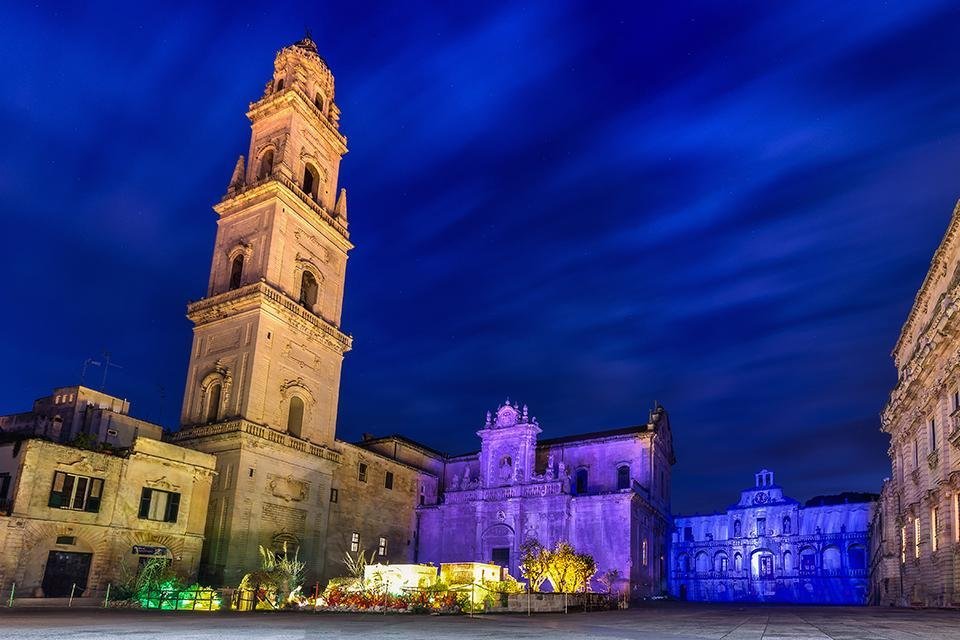 Kerst in Lecce, Puglia, Zuid-Italië