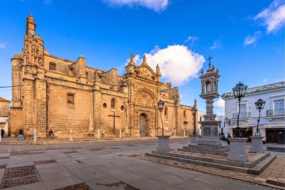 De kathedraal van El Puerto de Santa María in Andalusië, Spanje