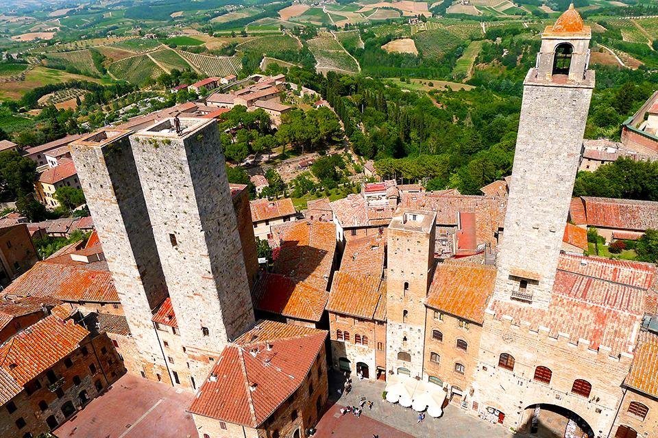 San Gimignano, Toscane, Italië